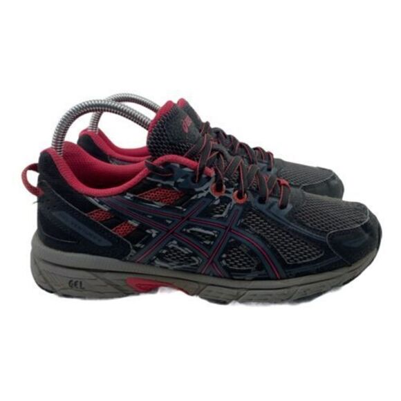 ASICS GEL-Venture 6 Women’s Size 7 Grey Pink Athletic Trail Running Shoes T7G6N - Picture 5 of 10